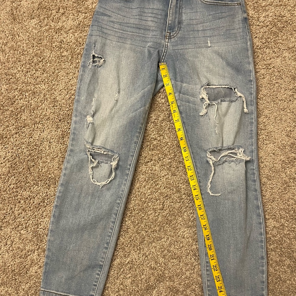 Euina High Waisted Distressed Jeans - Picture 6 of 6